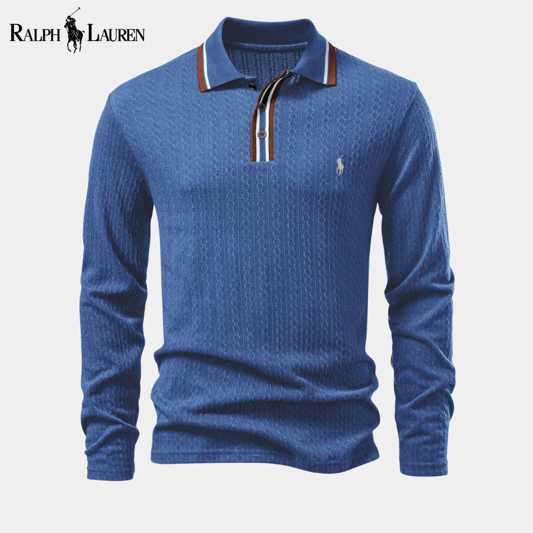Ralph Lauren™ Men's Long Sleeve Knitted Polo Shirt