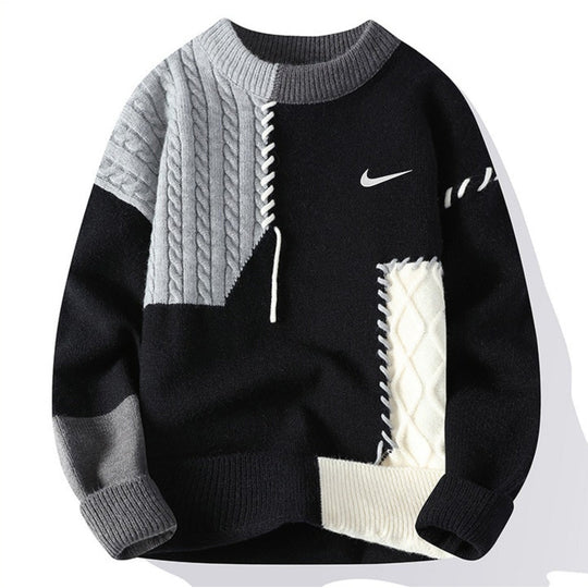 NK - Casual Patchwork Sweater