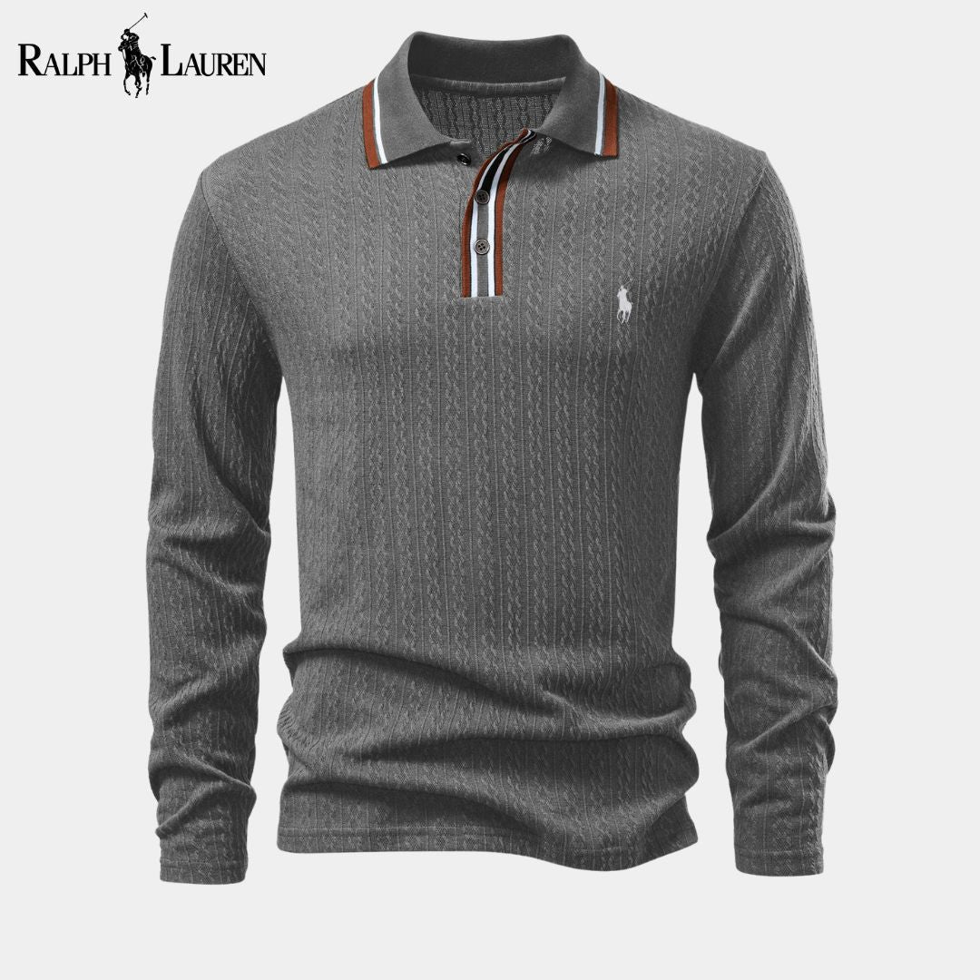 Ralph Lauren™ Men's Long Sleeve Knitted Polo Shirt