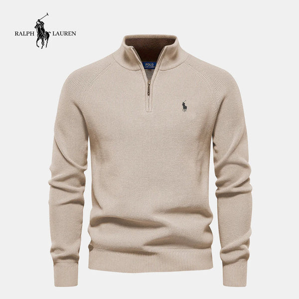 RⅬ™ - Half-Zip Knit Jumper