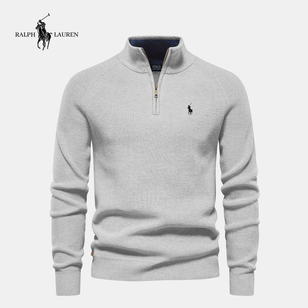 RⅬ™ - Half-Zip Knit Jumper