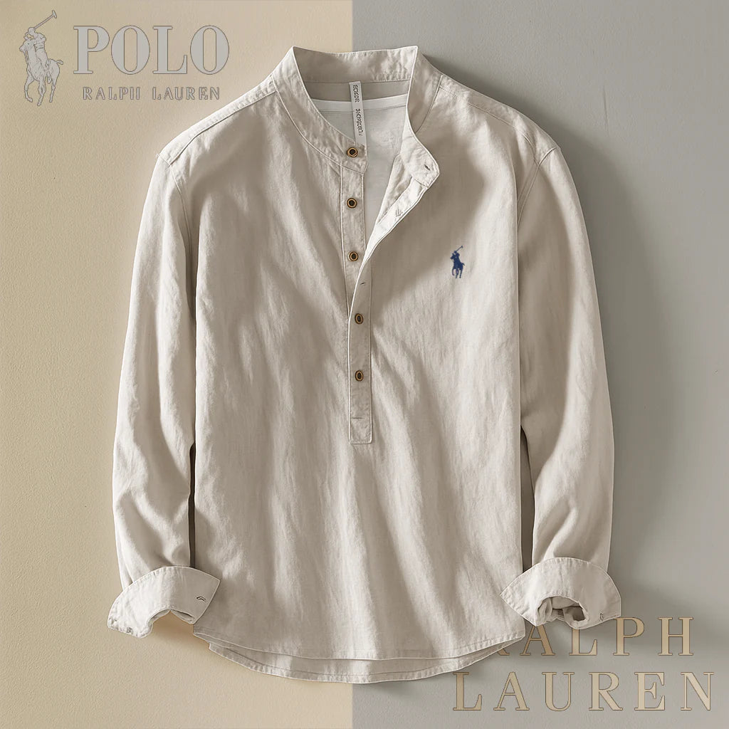 RⅬ™ - Camicia con colletto rilassato
