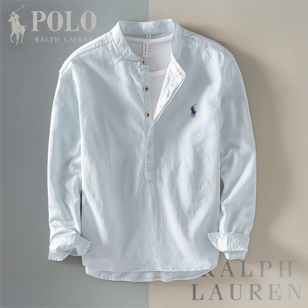RⅬ™ - Camicia con colletto rilassato