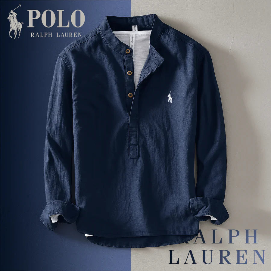RⅬ™ - Camicia con colletto rilassato