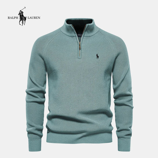 RⅬ™ - Half-Zip Knit Jumper