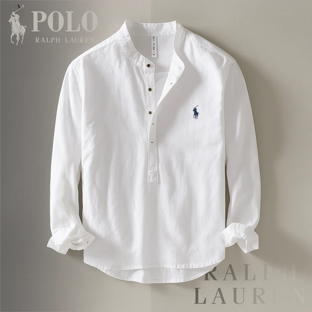RⅬ™ - Camicia con colletto rilassato