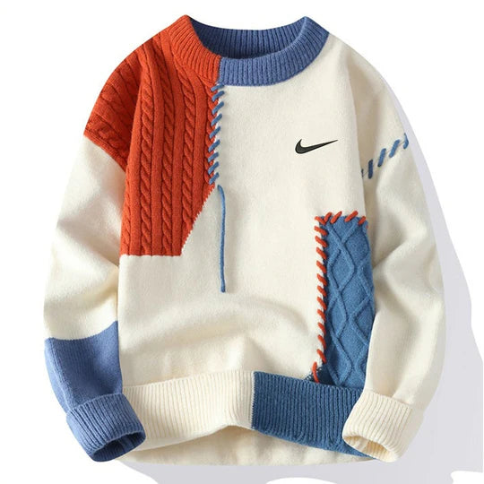 NK - Casual Patchwork Sweater