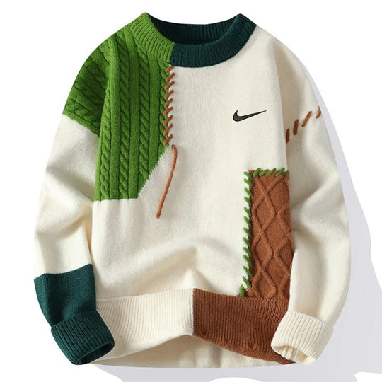 NK - Casual Patchwork Sweater