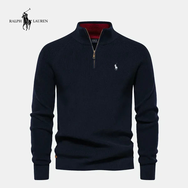 RⅬ™ - Half-Zip Knit Jumper