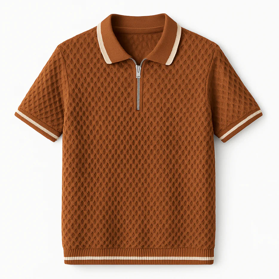 Polo Zip Knit