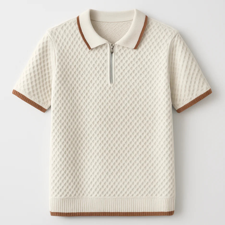 Polo Zip Knit