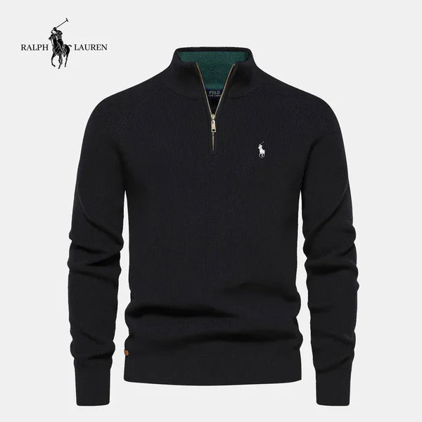 RⅬ™ - Half-Zip Knit Jumper